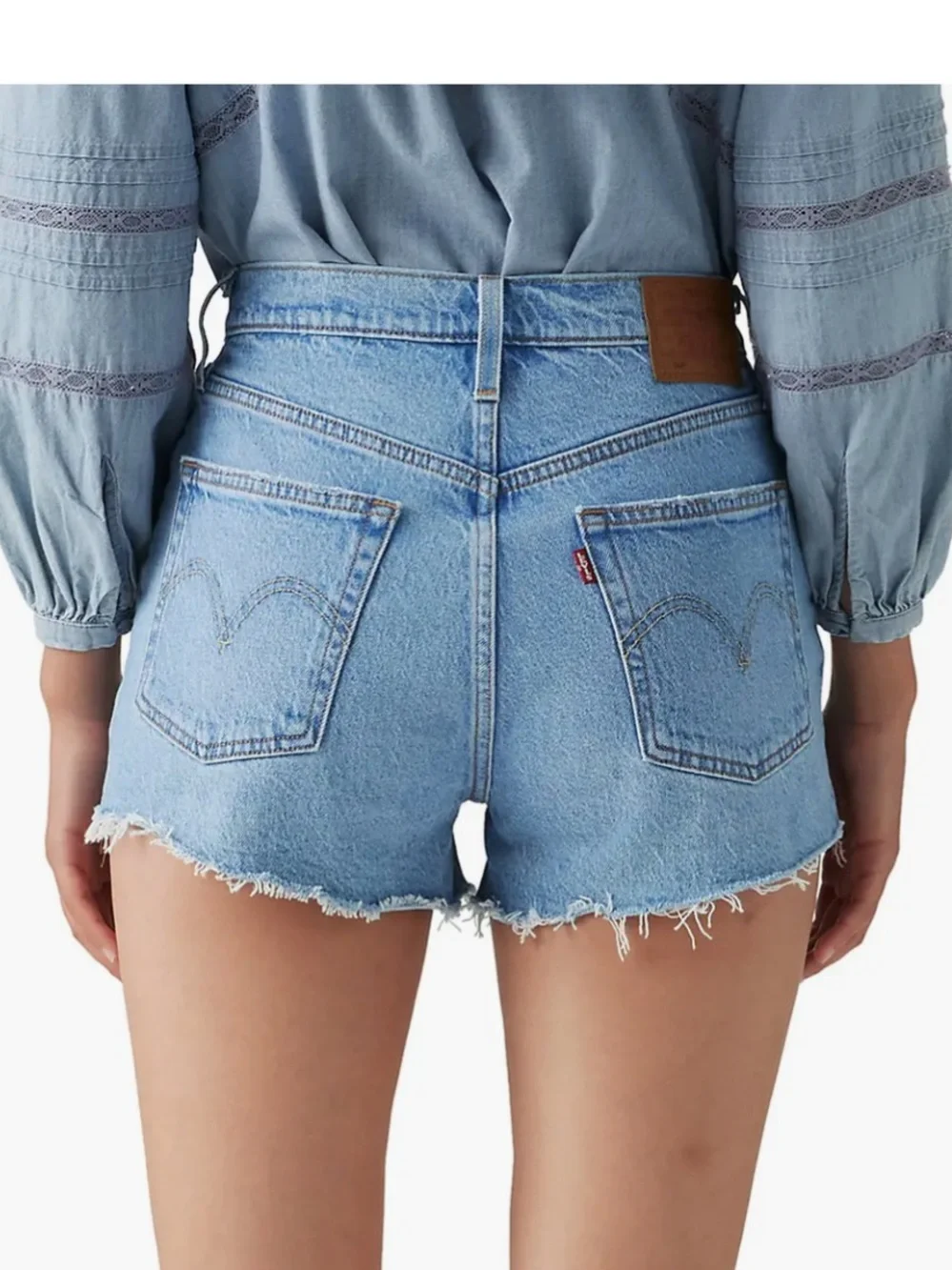LEVI’S 501® Original High Waist Denim Cutoff Shorts size 30